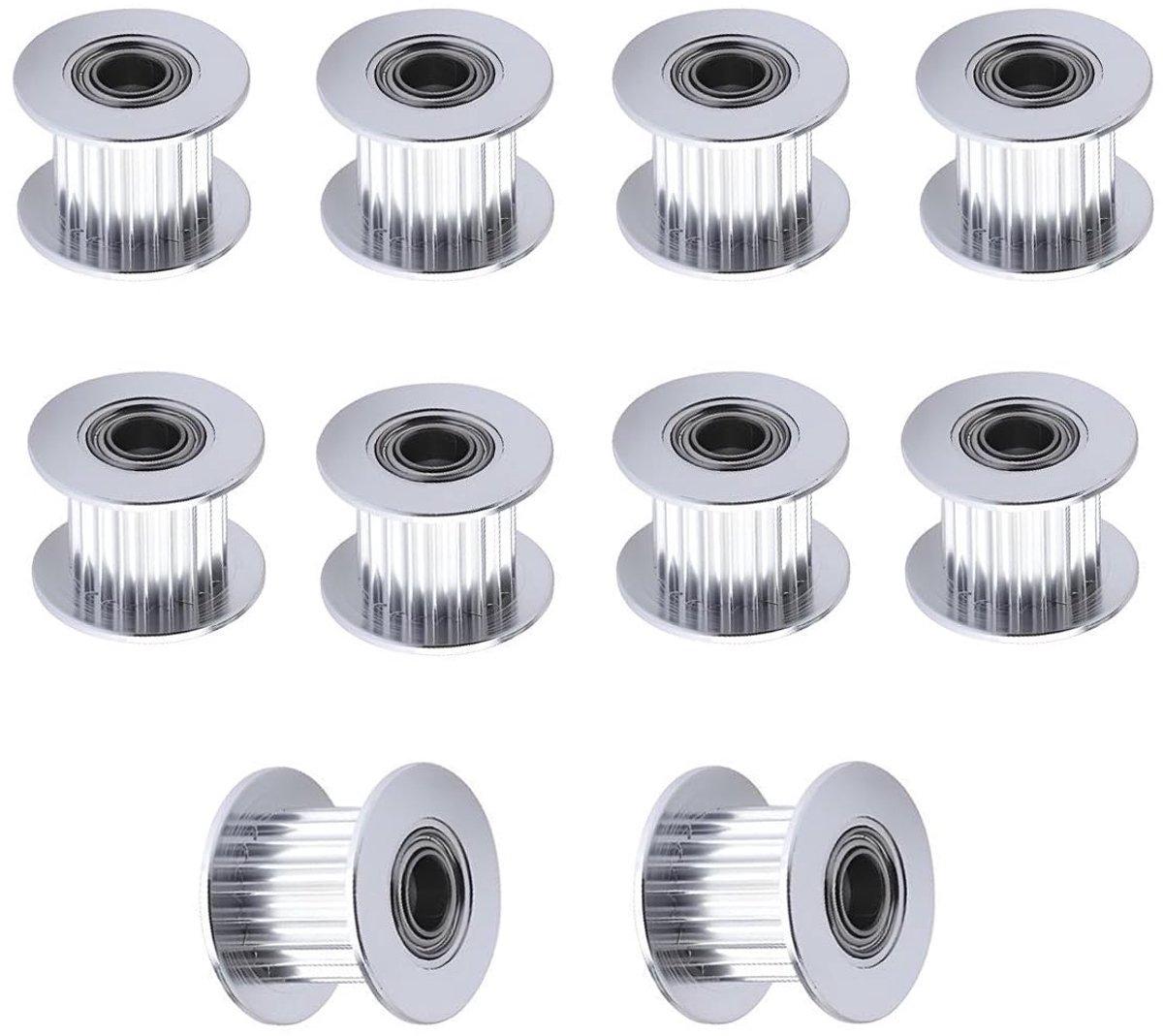 GT2 spanrol poelie 20 tanden - aluminium - 5mm boring - geschikt voor 3D-printers - ShopVlot