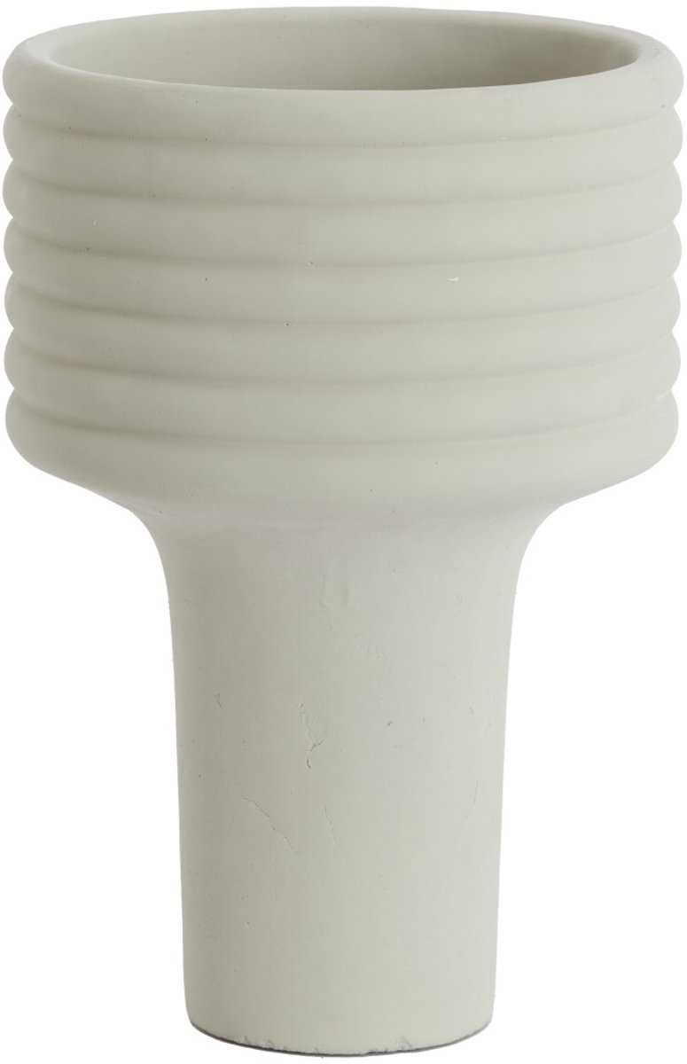 Light & Living Vaas SYLVA - Ø24x35 cm - Wit