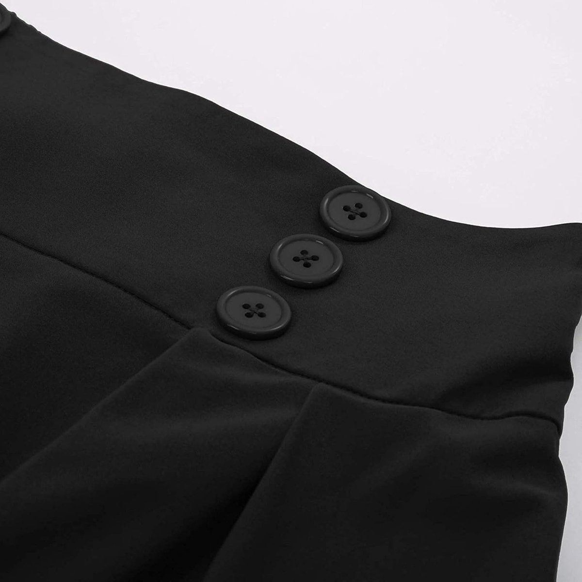 Damesrok met hoge taille, geplooid, fluweel, winter, elegant, warm, chic, comfortabel, avondmode, A246
