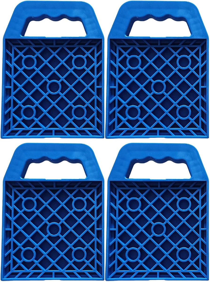 Steunblokken voor Caravans 4 Stuks Antislip Multifunctionele