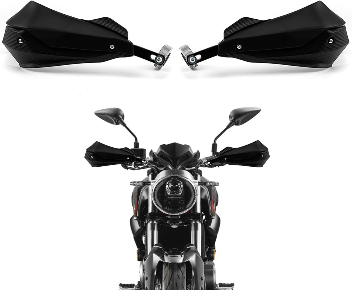 Bike Handbescherming voor 7/8 inch 22 mm en 1 1/8 inch 28 mm motorfiets handbescherming met handbeschermers voor crossmotor compatibel met ATV motorfiets, Motocross Supermoto Racing Dirt