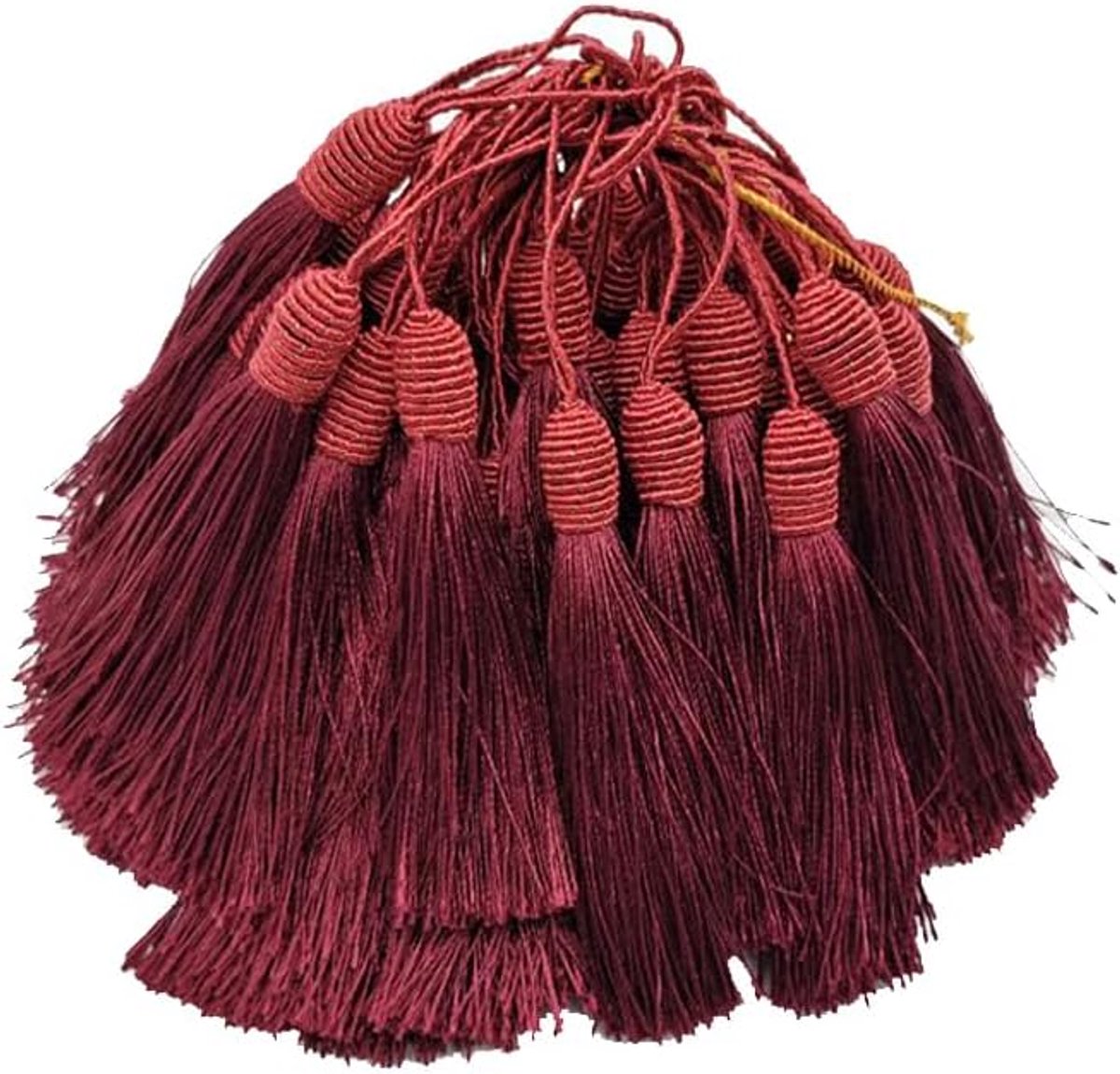 50 stuks kwasten zijdeachtige floss kwasten hangers handgemaakte zachte kwasten decoratieve accessoires voor bladwijzers, sieraden maken, souvenir, oorbellen, doe-het-zelf handwerk, 13 cm,