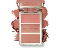 Morphe Cheek Thrills Multi-Finish 3-in-1 Gezichtspalet (After Party) – Cream Blush, Luminous Balm & Velvet Powder