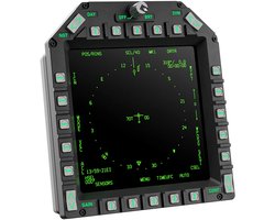 MOZA AMPCD Display Panel – Displaypaneel voor vluchtsimulator – Fighter Jet Cockpit – PC