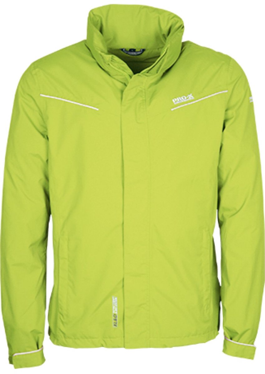 Neon gele heren regenjas Dexter van Pro-X Elements Geel