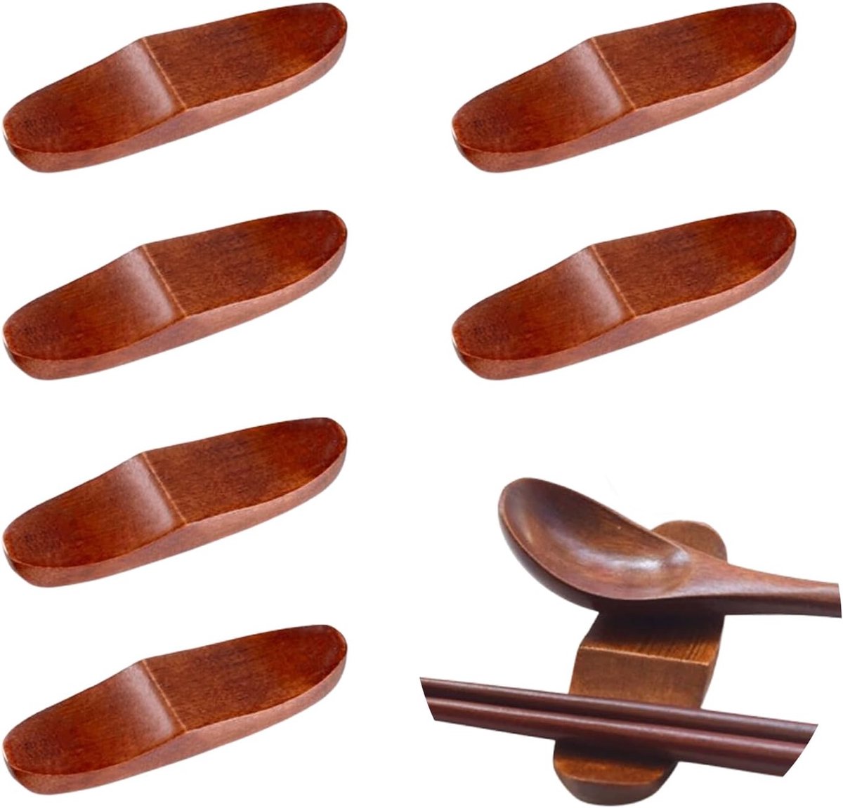 6 stuks eetstokjeshouder, bestekhouder, eetstokjeshouder, tafelbestekhouder voor thuis, voor banket, feest, festival, 6 stuks