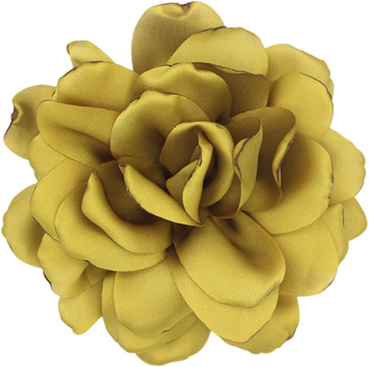 1 stuk rozenbloemenbroche, grote chiffon broche, haarspeld, klassiek, elegant, handgemaakt, bloemen, geschikt voor bruiloft, feest