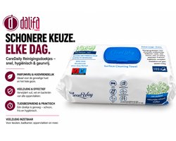 CareDaily - Schoonmaakdoekjes - 600 stuks - Multifunctioneel en parfumvrij
