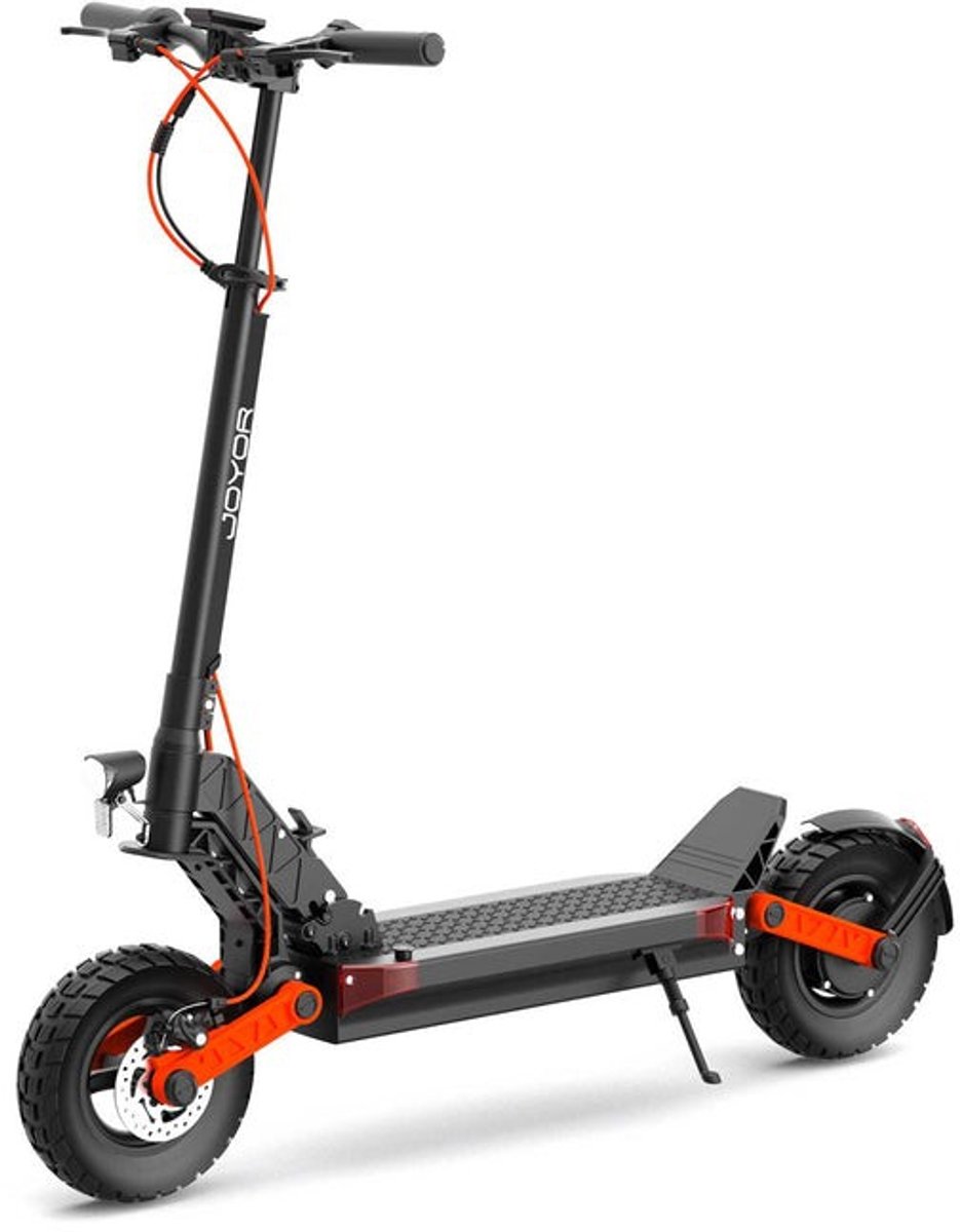 JOYOR S5 (ABE) Elektrische Step – 250W motor –48V 13Ah accu –actieradius 45km – tot 20 km/u –10 inch off-road luchtbanden – dubbele schijfremmen, voor en achter vering– zwart