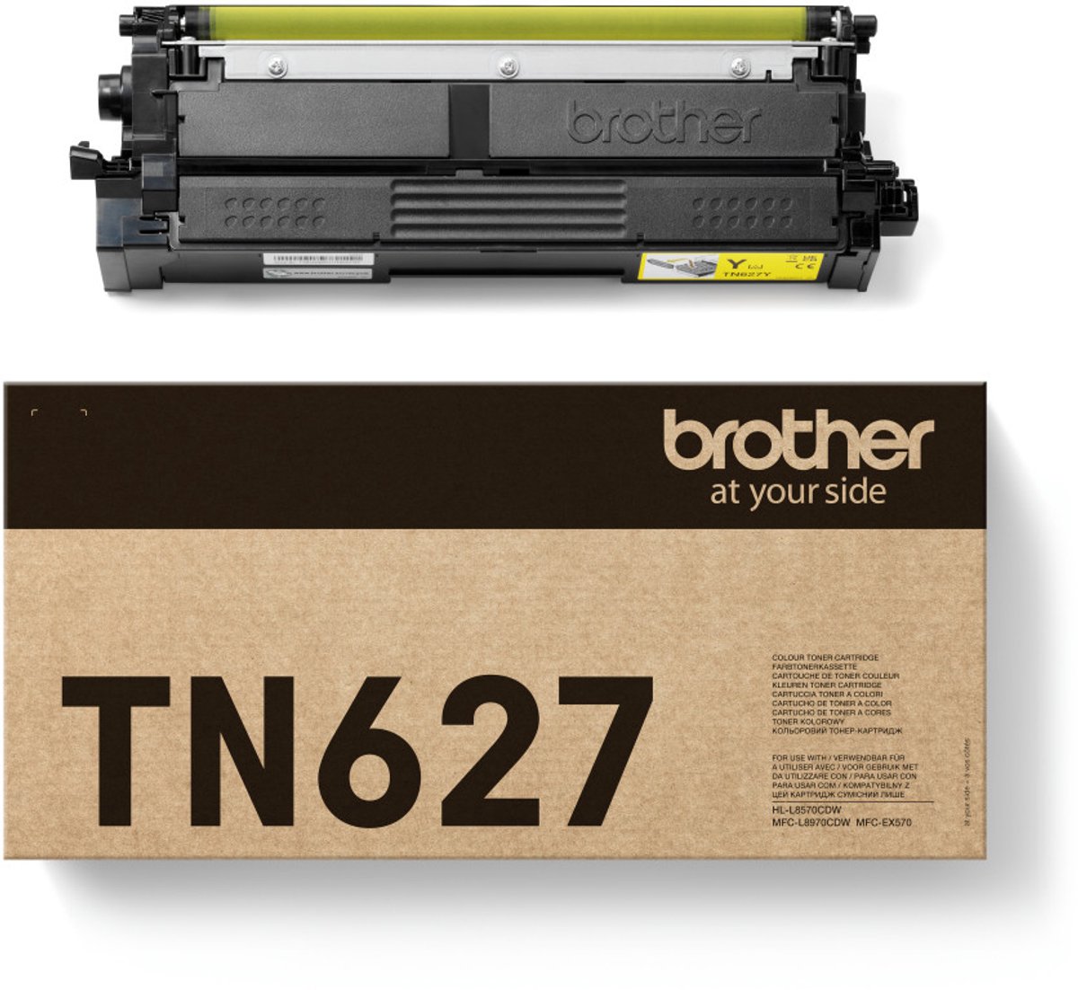 Brother TN-627Y tonercartridge 1 stuk(s) Origineel Geel