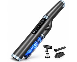 Olvy Kruimeldief PRO - LCD Display - Oplaadstation - 3 Snelheden - 250W - Kruimelzuiger Snoerloos -…
