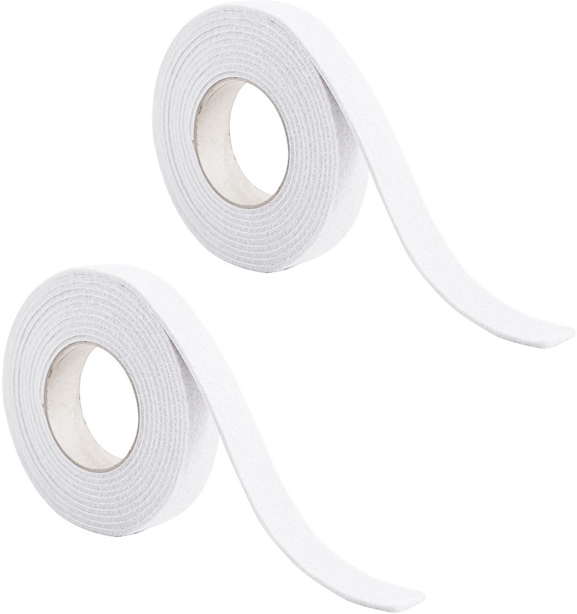 Vochtwerende Strips voor Ramen - 2 Rollen - 400 x 3 cm - Absorberende sticker voor vensterglas - Gevoeld - Raam Condensatie Absorber - Zelfklevende Raam Waterabsorberende Strip - Anticondensstrips - Wit
