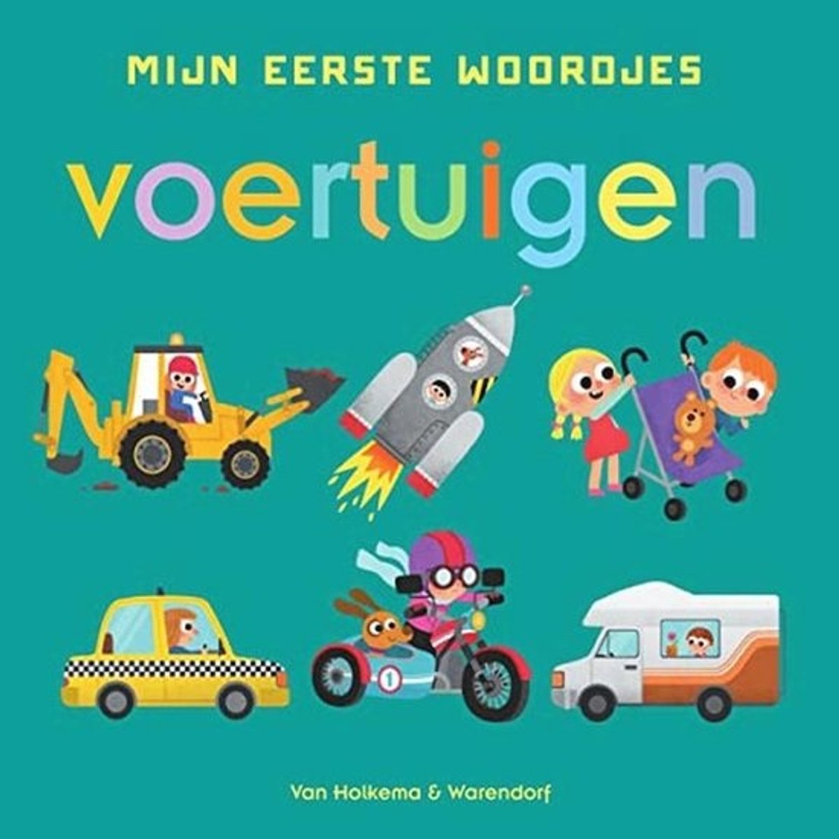 Boek over Voertuigen en Eerste Woordjes voor Peuters