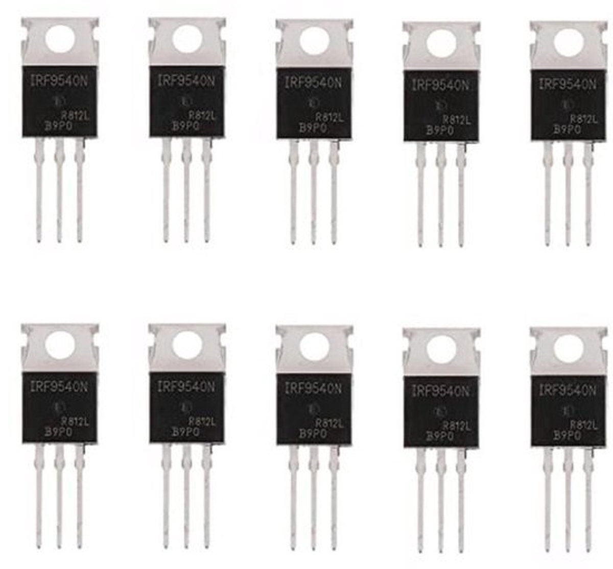 P-kanaal MOSFET transistor 23A 100V TO-220AB - verpakking van 10 stuks