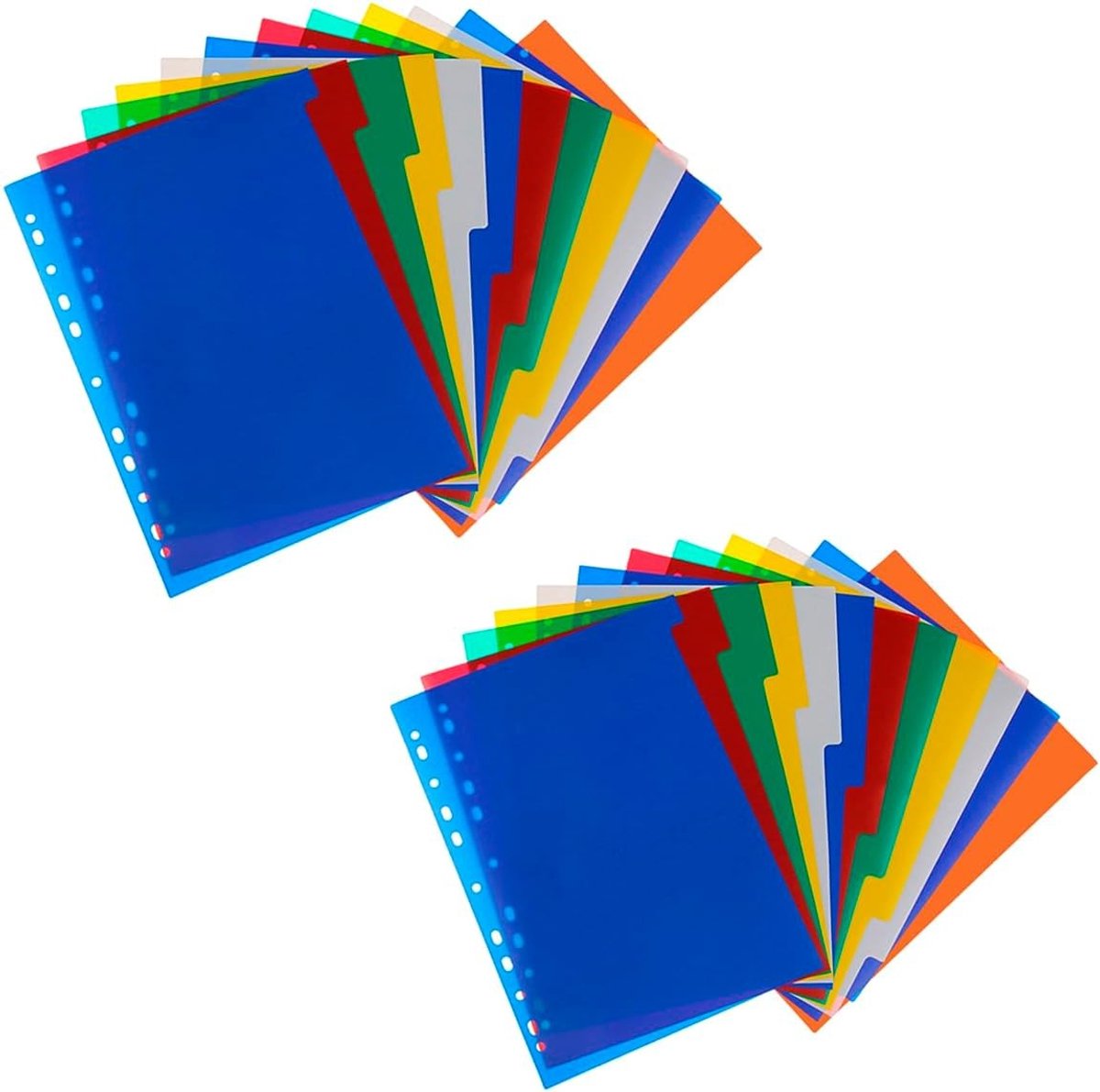 Ringverdelers voor A4, 24 Stuks, 12 Posities, Organiseer Documenten en Notities Efficiënt