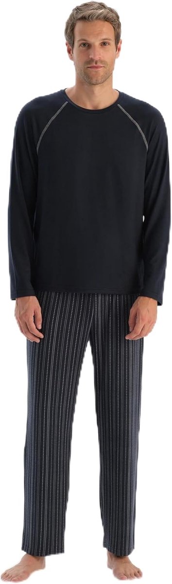 Raglan Sleeve Detailed Pajama Set heren pyjama set