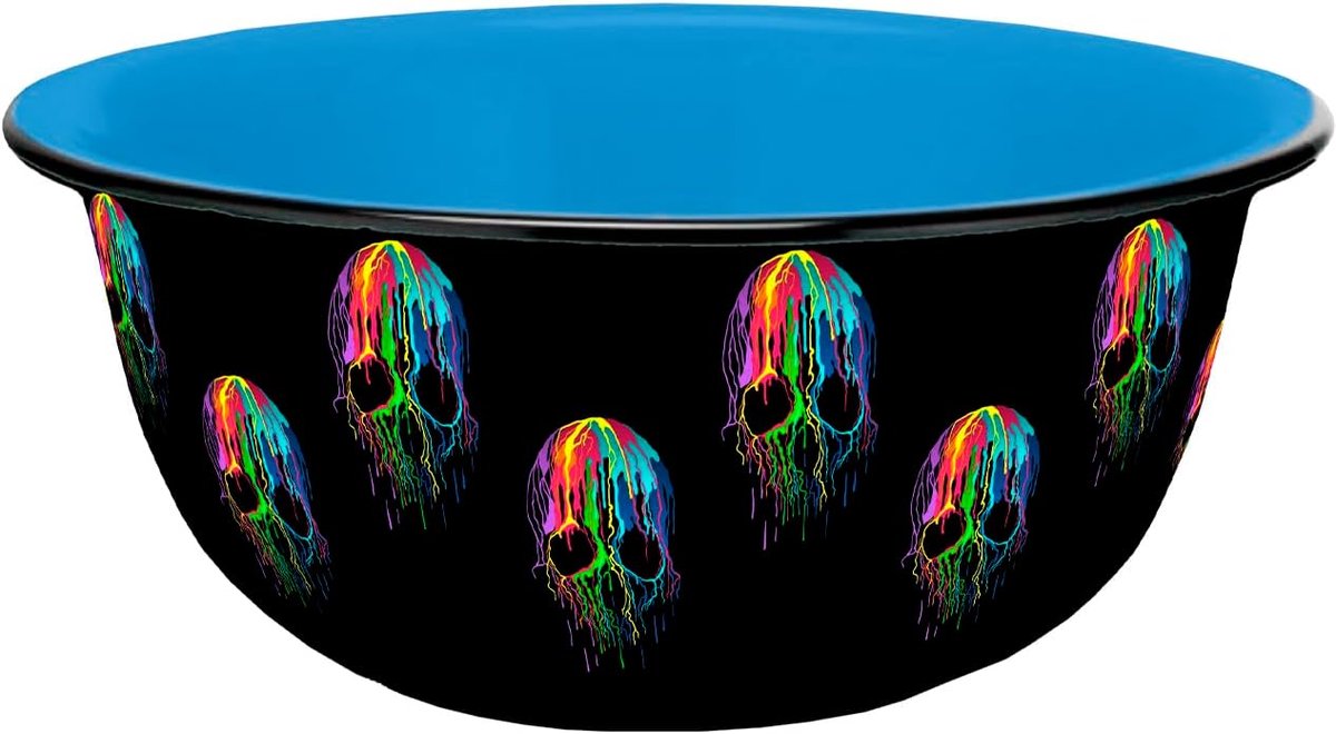Skull Neon emaille look 600 ml