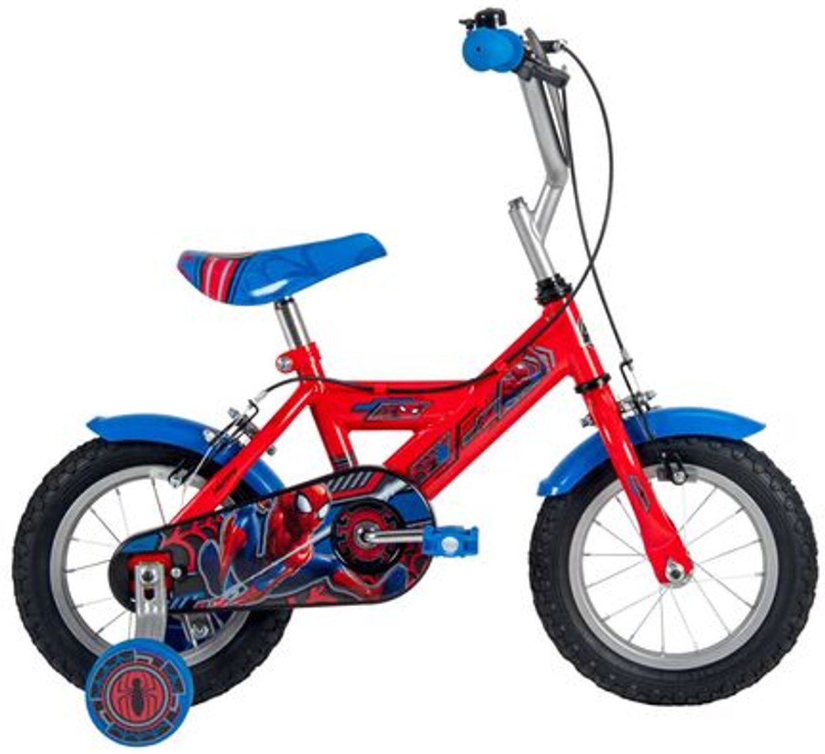 Spider-Man Kinderfiets - Jongens - 12 inch - Rood Blauw - Twee handremmen