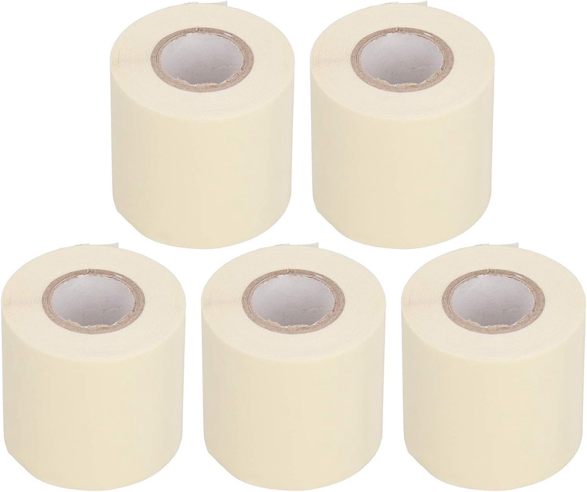 5 stuks airconditioning buisband, 6 cm breed, oliebestendige buis, koperen buisisolatie, beschermfolie voor elektronische onderdelen en accessoires (beige)