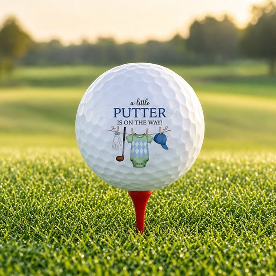 Wilson Golfballen Baby Boy - Geboorte Golf Cadeau - 15 stuks - Bedrukte Golfballen van Wilson — afbeelding 3