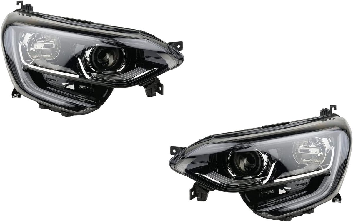 Koplampen Halogeen geschikt voor Renault Megance IV 15- H7 Set Links Rechts