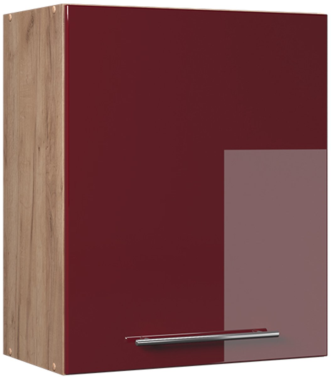 Vicco Hangkast Fame-Line, Bordeauxrode hoogglans, 60 cm