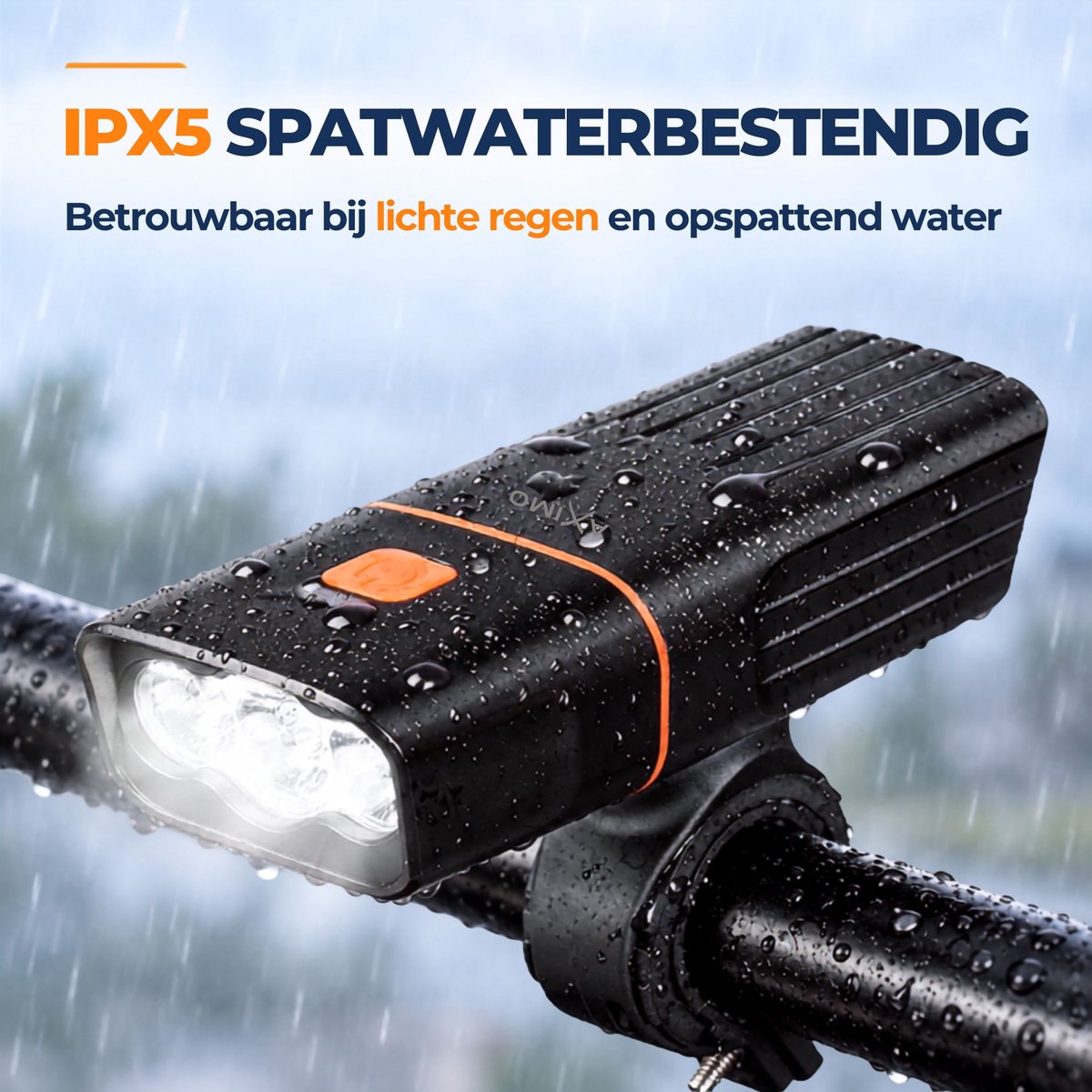 AXIMO Fietsverlichting Set 500 lumen - Fietslamp USB Oplaadbaar LED - Aluminium Voorlicht en Achterlicht - Roteerbaar voorlicht - Waterbestendig (IPX5) Fietslicht thumbnail 6