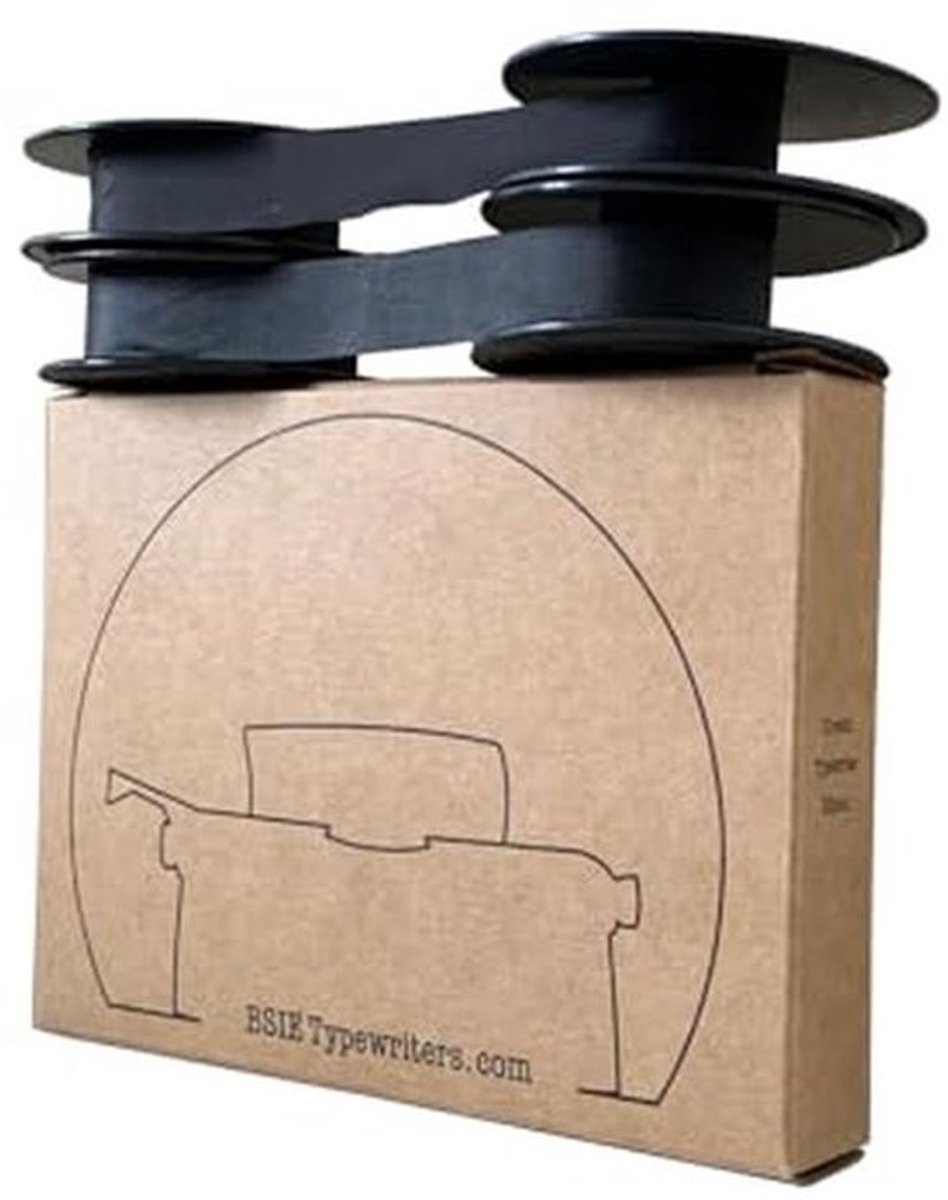 Typewriter Ribbon 2-pack Zwart