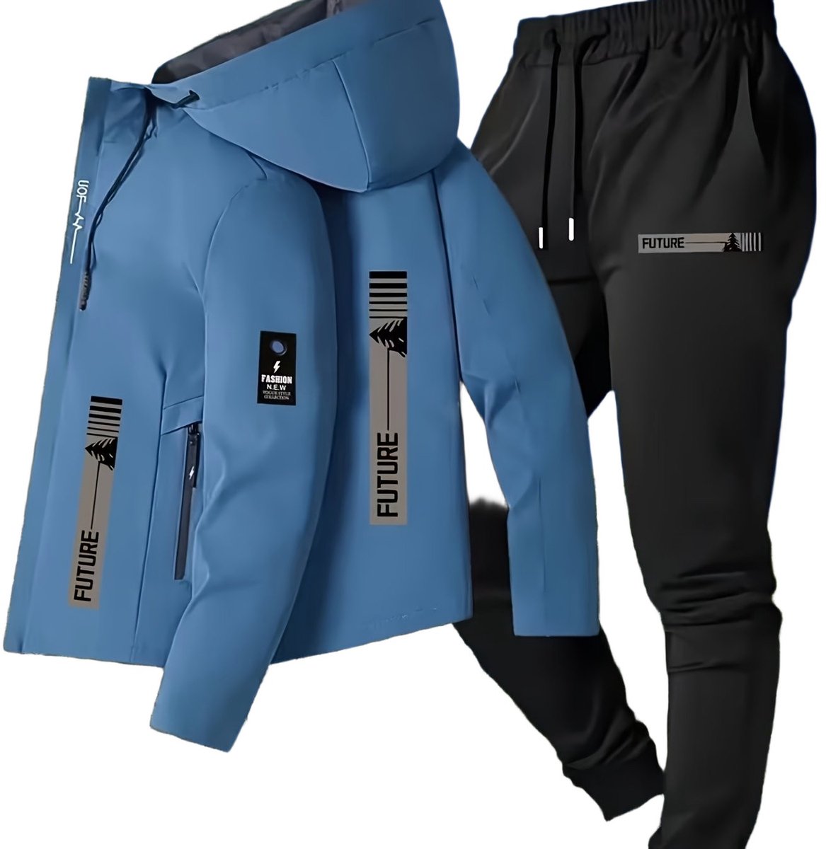 Currero Skipak Heren Ski Set Heren Skibroek Wintersportkleding Winddicht Warm Gevoerd Ski en Snowboard Skikleding Winter Pauw Blauw