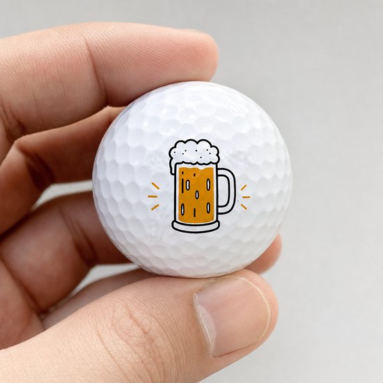 Wilson Golfballen Biertje - Feest Golf Cadeau - 2 stuks - Golfbal met Opdruk — afbeelding 5
