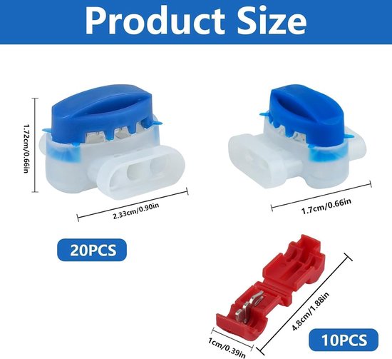 20 stuks Kabelconnectoren grasmaaierrobot waterdicht — afbeelding 2