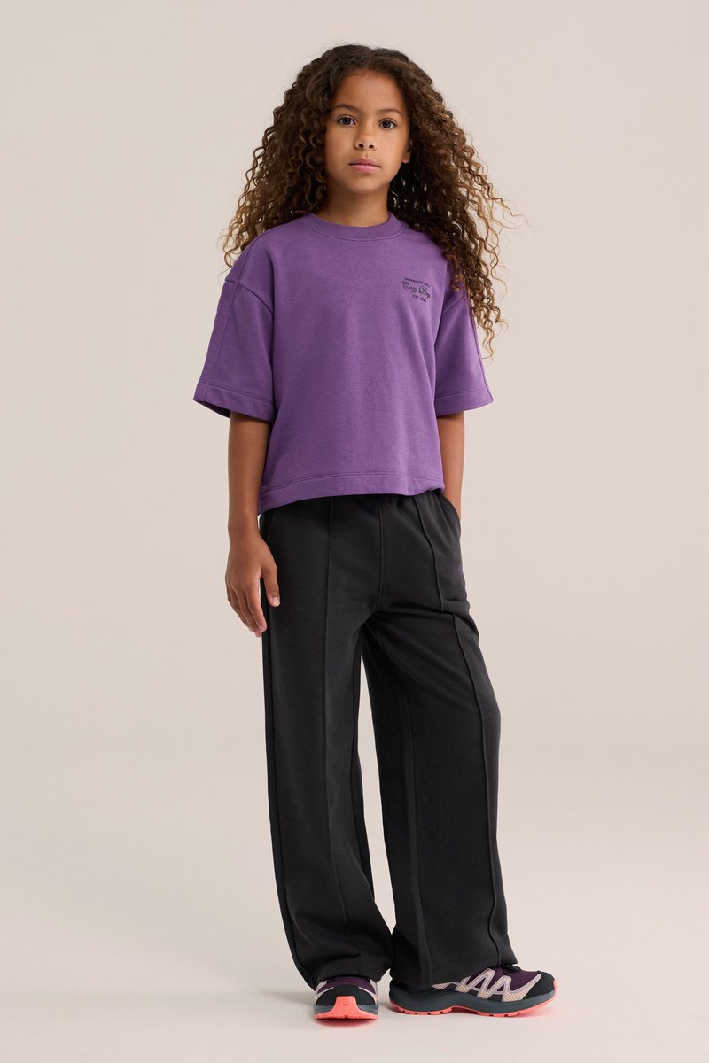 WE Fashion Meisjes wide leg joggingbroek
