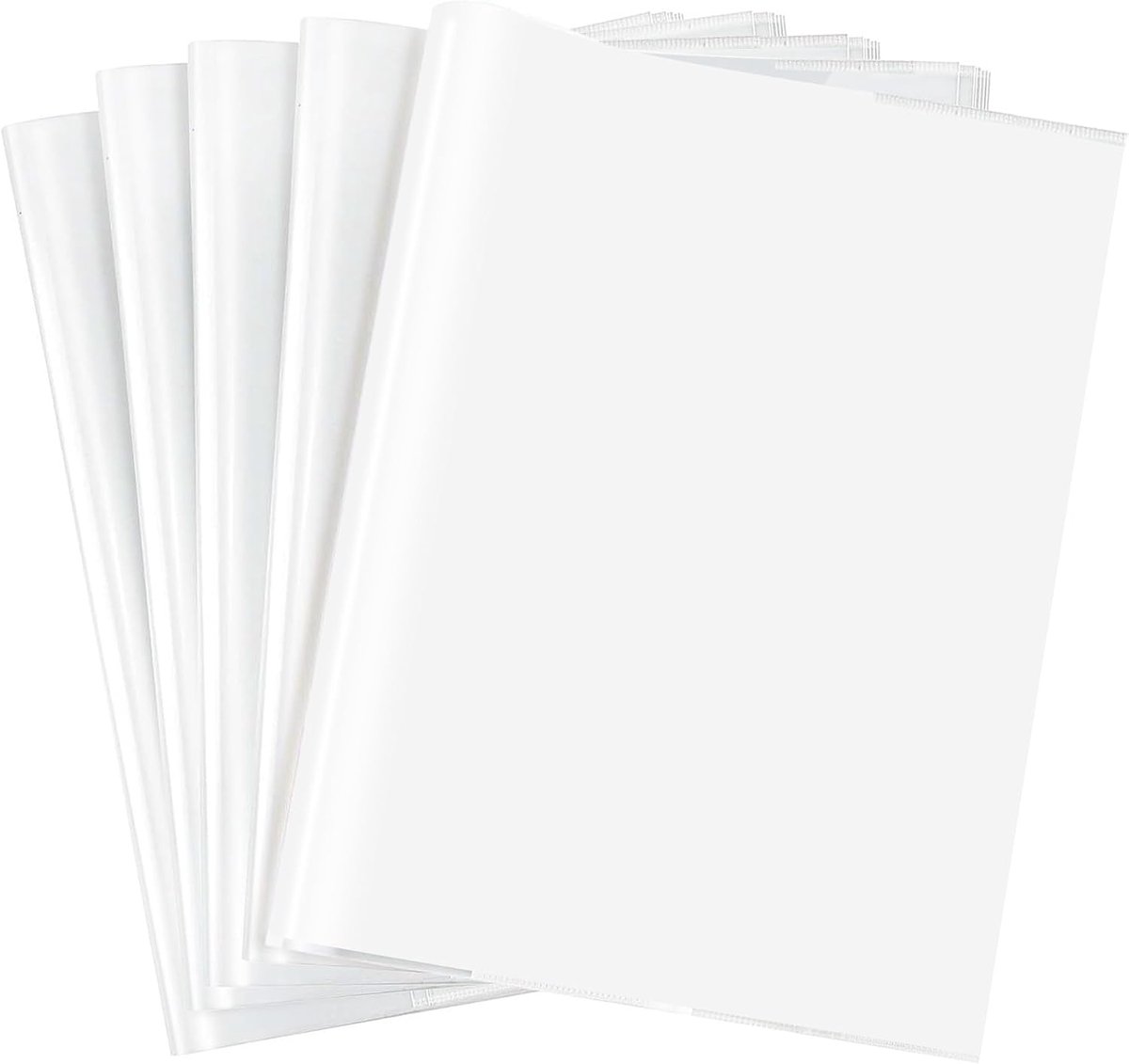 20 Stuks - boekomslag transparant - boekomslagen a4 - boekomslag transparant a4 - boekomslagen beschermhoezen - boekomslag doorzichtig - transparante boekomslagen - transparante boek omslag