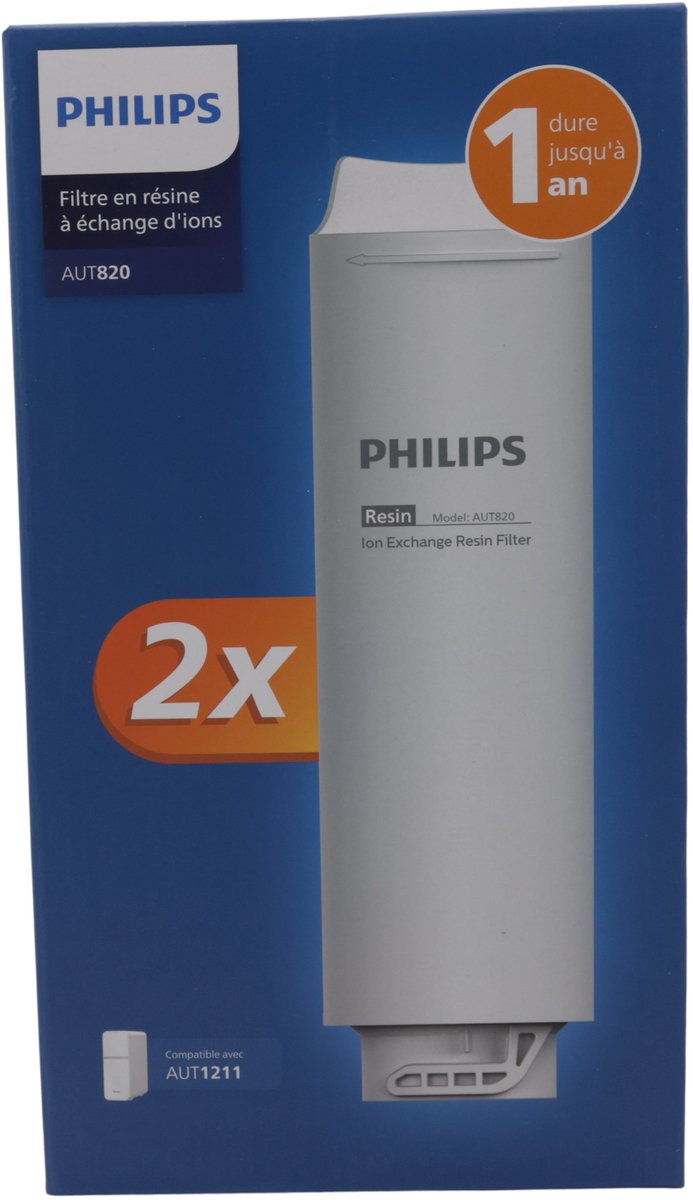 Philips AUT820/10 Ersatzfilter Resin-Filter, 2-Pack