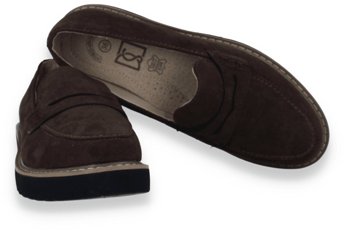 Mode-mania Dames Mocassin | Bruin | Maat: 37