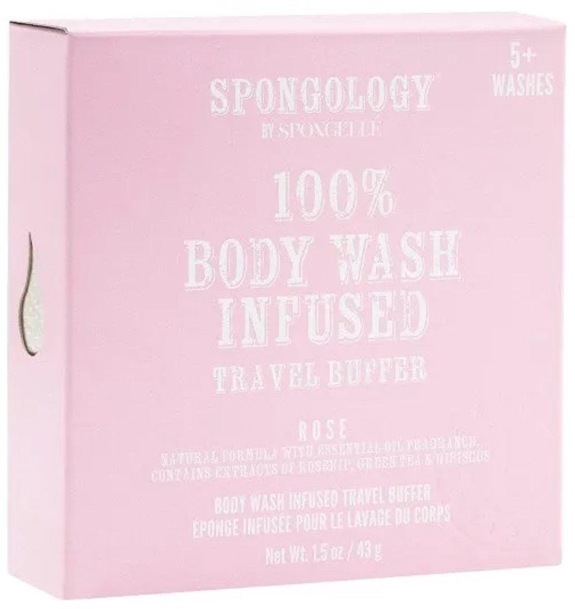 Spongelle SPONGOLOGY - ROSE TRAVEL BUFFER