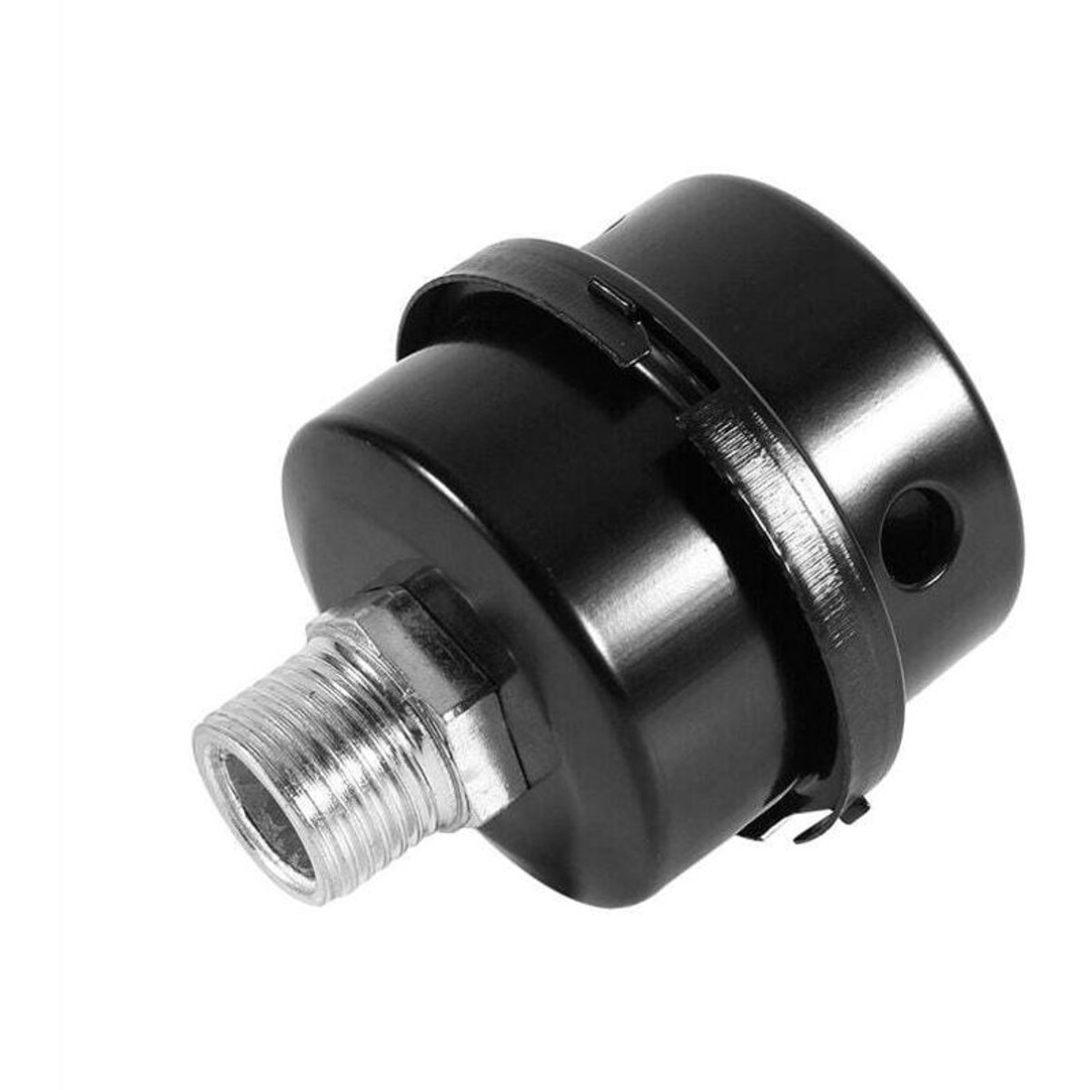 Geluidsarm persluchtfilter, geschikt vooralen luchtfilter, 20 mm geluidsarm inlaatfilter (1/2 PT 20 mm), geluidsarm luchtcompressorfilter (1/2 schroefdraad 20 mm)