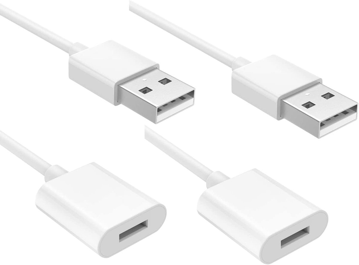 Oplaadadapter met USB-kabel voor Apple Pencil - 1 stuk, geschikt voor iPad en tablet accessoires
