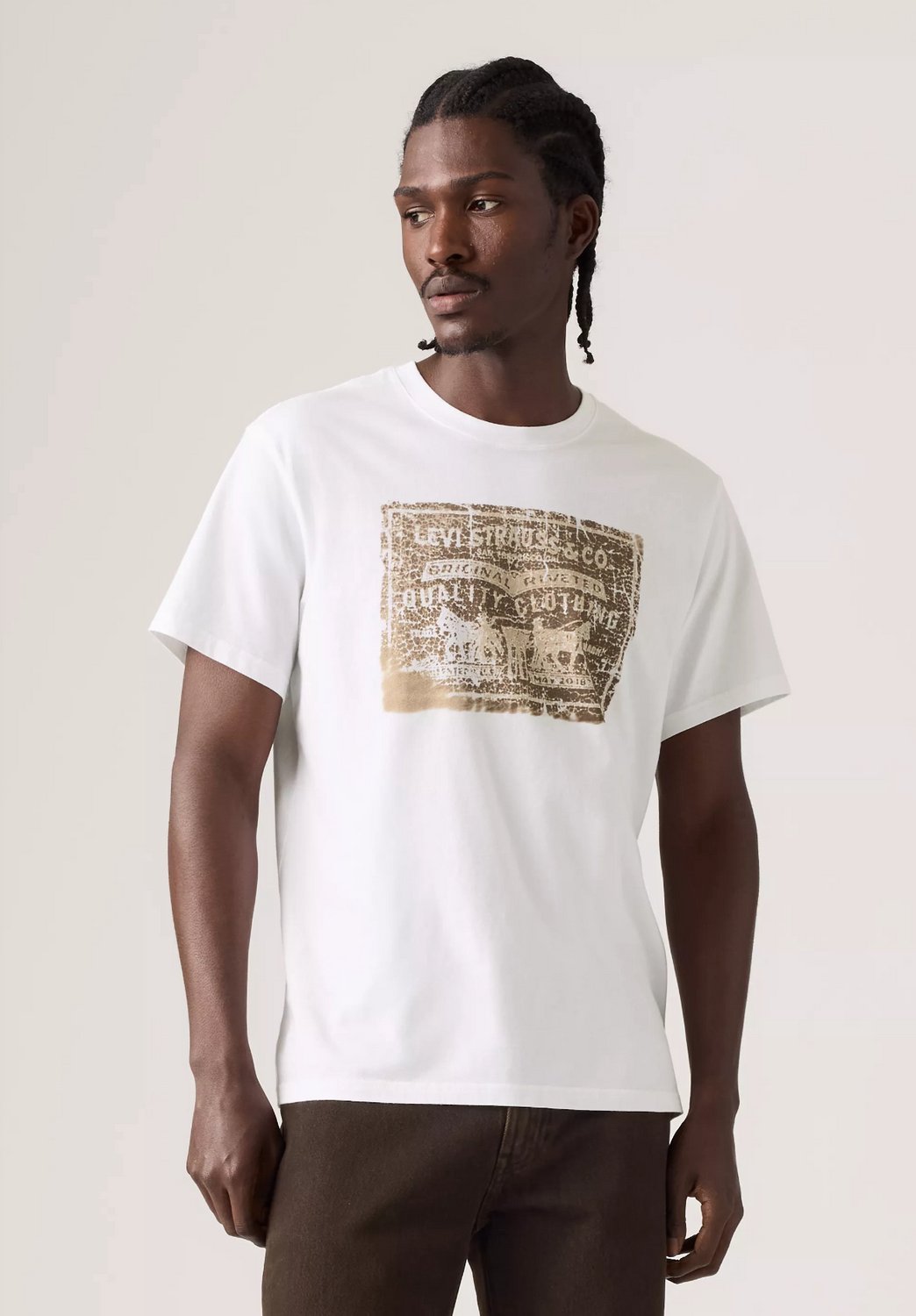 Levi’s Heren t-shirt – Mannen Wit