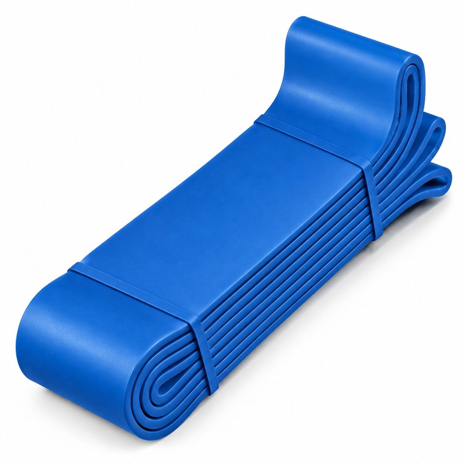 Weerstandsband 60 kg / 132 lb, 2080 mm robuuste pull-up-band, trainingsband van natuurlijk latex met antisliptextuur voor krachttraining, yoga, stretching en fysiotherapie (blauw)