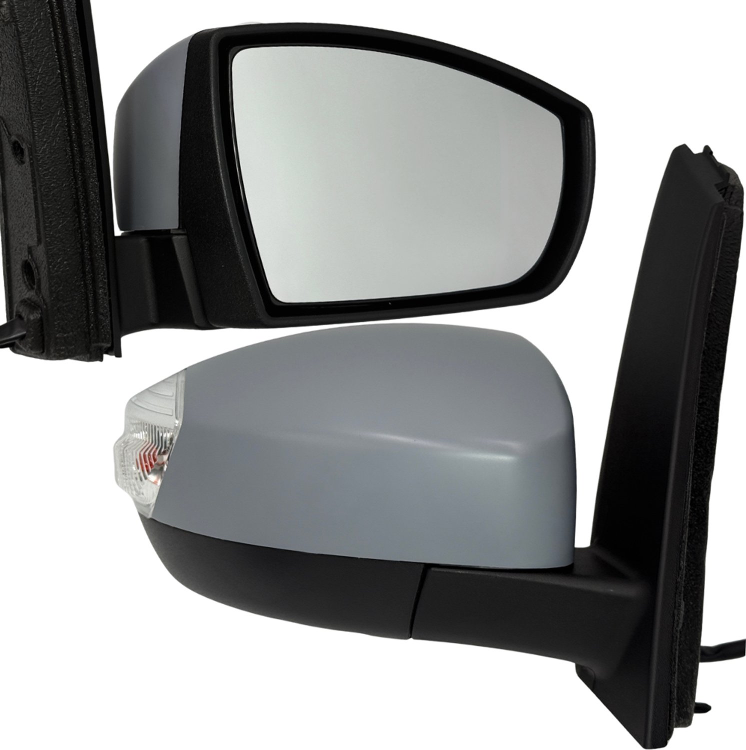 BILMAX Rechter Buitenspiegel Vervanging voor Ford C-Max 2 2011–2014, Elektrisch Verstelbaar, Verwarmd, Met Richtingaanwijzer, Met Instapverlichting, Gegrond, 7-Pins (Passagierszijde)