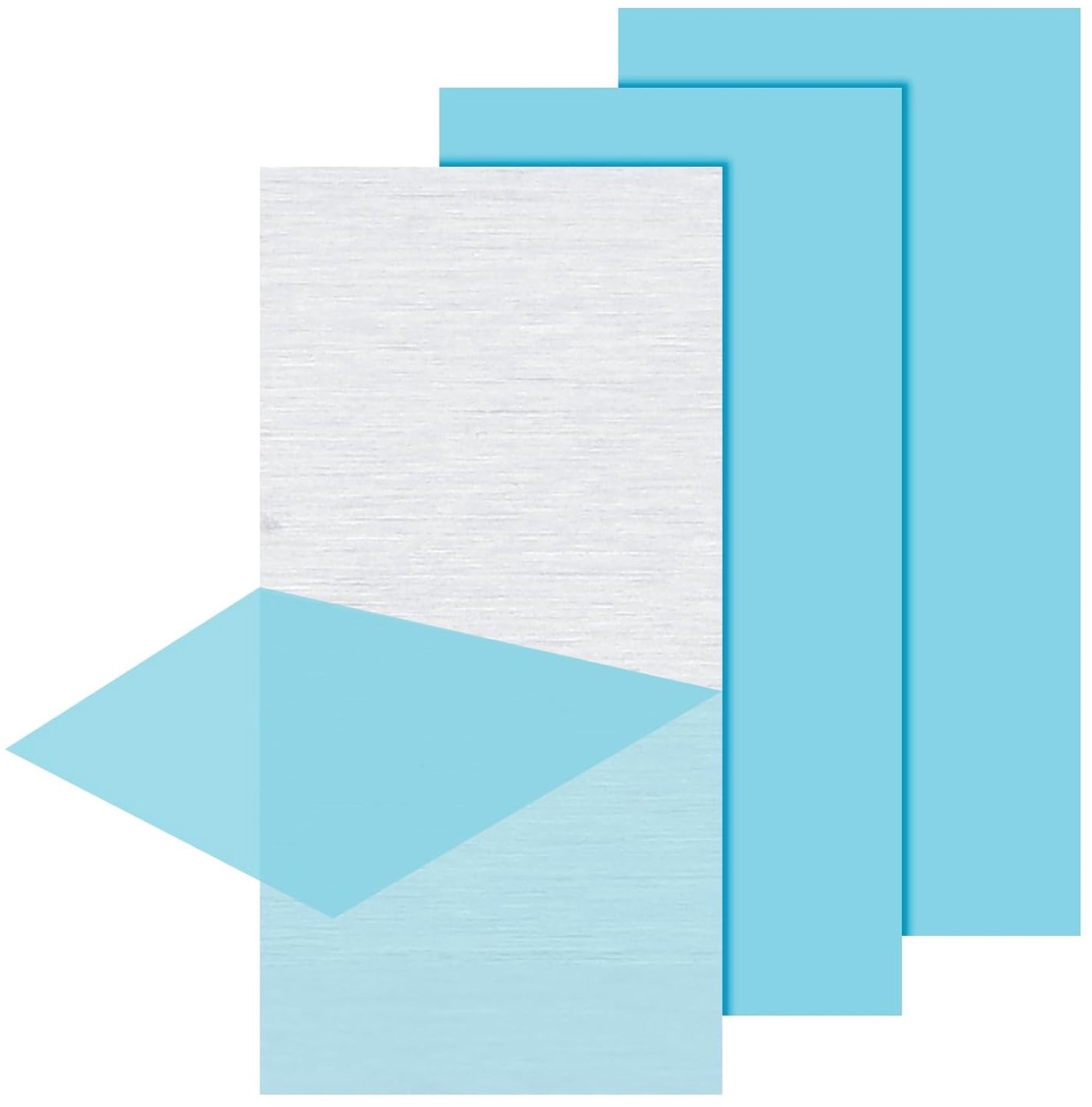 Aluminiumplaat 12 x 6 x 1/32 inch - 3 stuks - 6061 T651 - corrosiebestendig voor industrieel handwerk - m-winkel