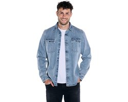 Jeanshemd, indigo blauw