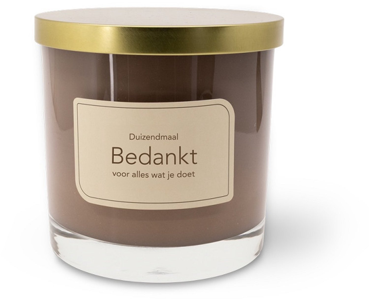 Miko Big Candle - Bedankt BRUIN