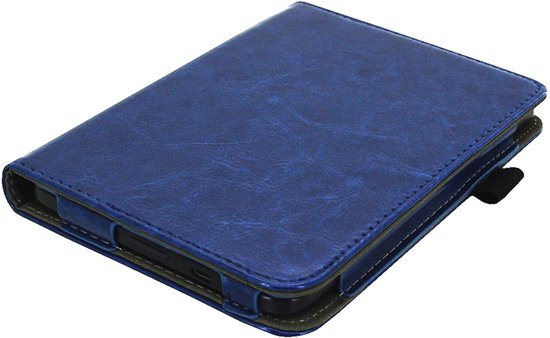 imoshion E-reader Hoesje - Geschikt voor Kobo Clara HD - Vegan Leather Bookcase - Donkerblauw van iMoshion — afbeelding 4