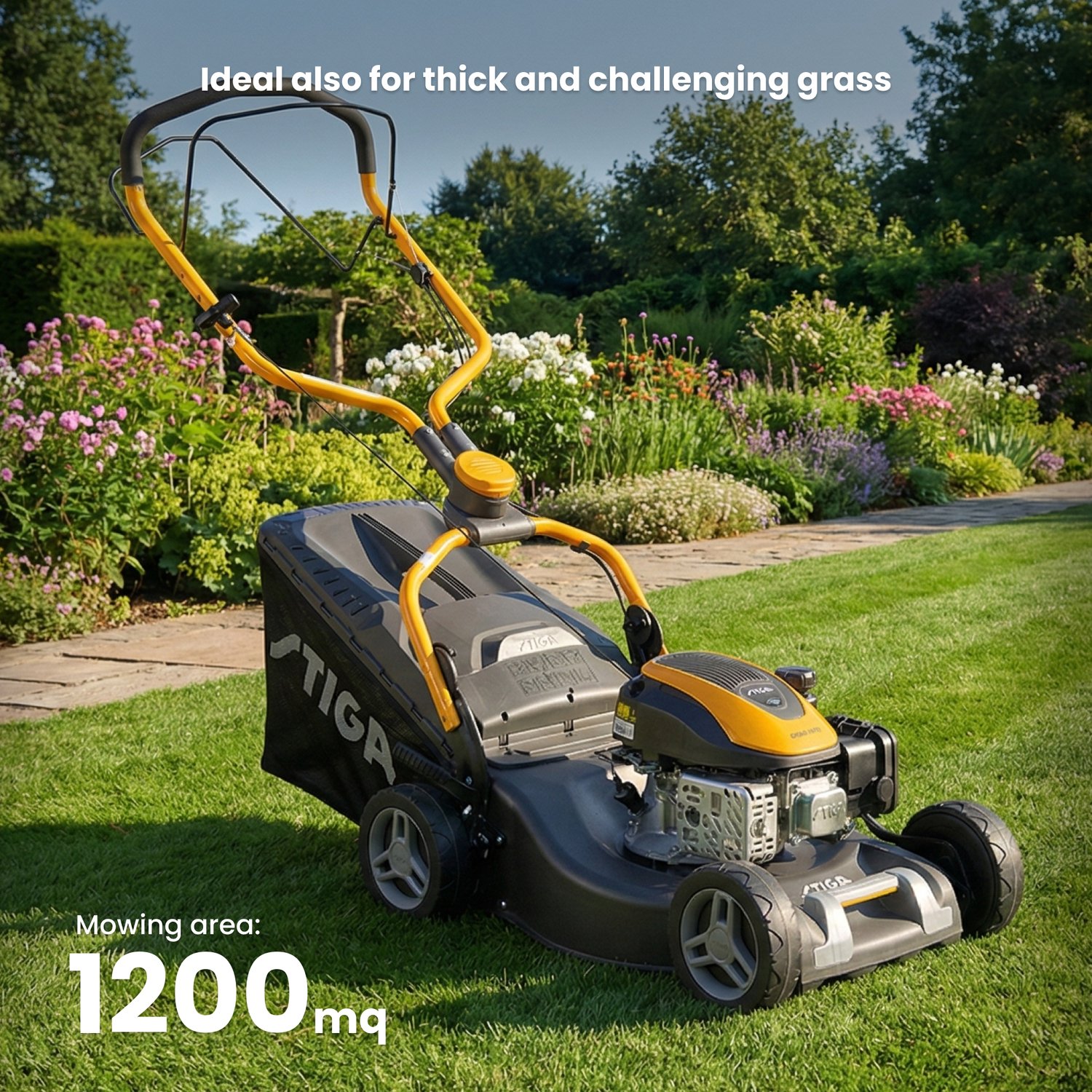 STIGA Combi 548 S Grasmaaier - Benzine - 46 cm - zelfrijdend thumbnail 3