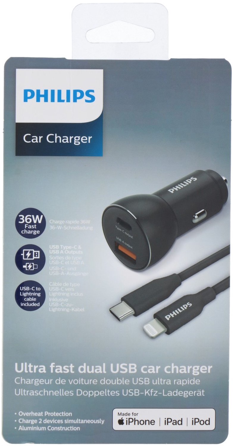 Philips Car charger USB30W DLP2521L/04