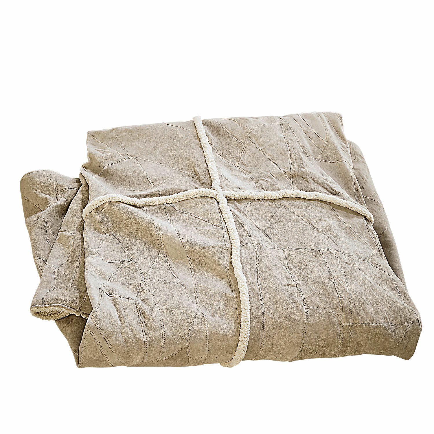 Loberon Plaid Raminya crème