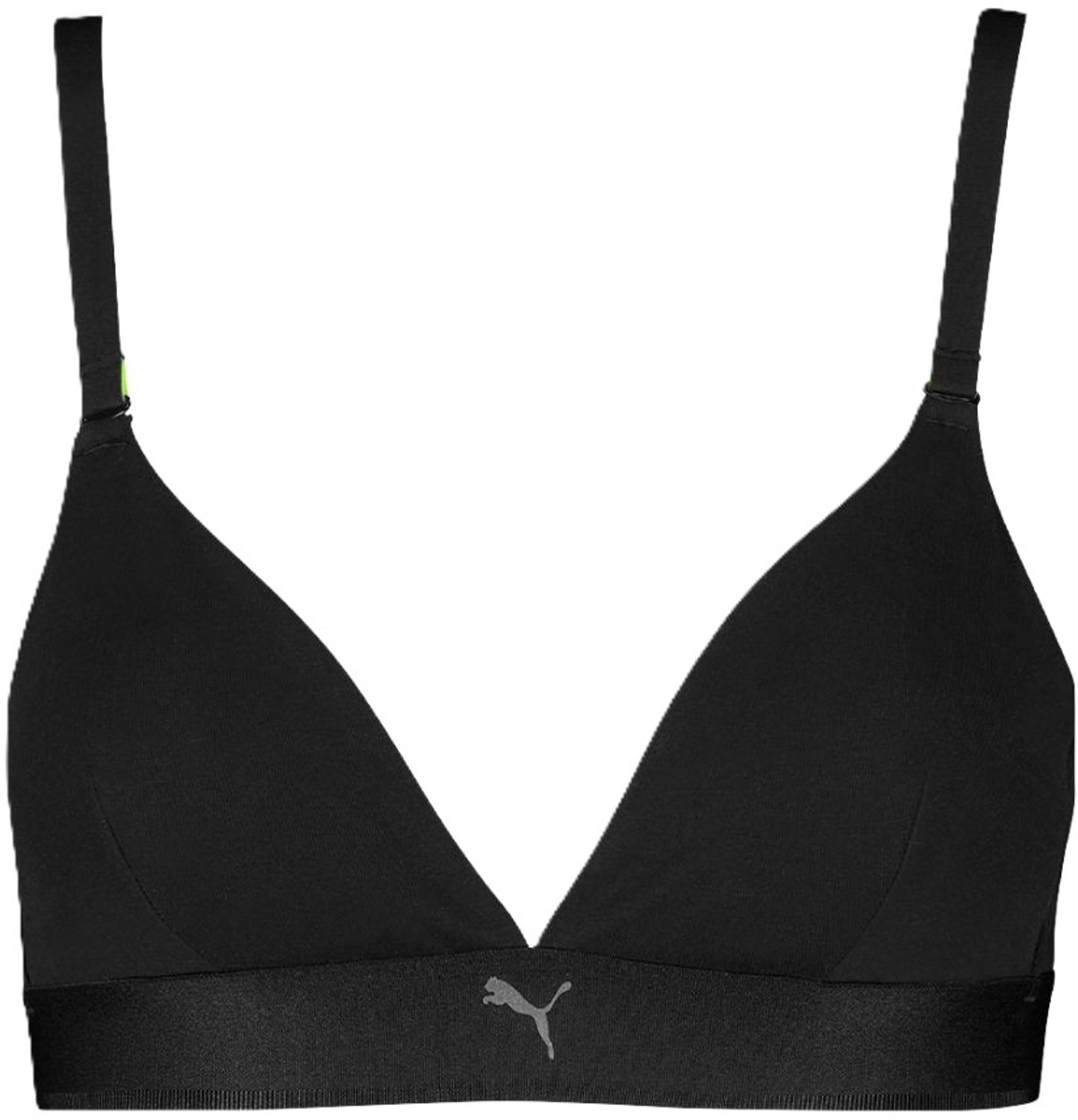 Puma dames BH-top met vulling - Triangle - S - Zwart