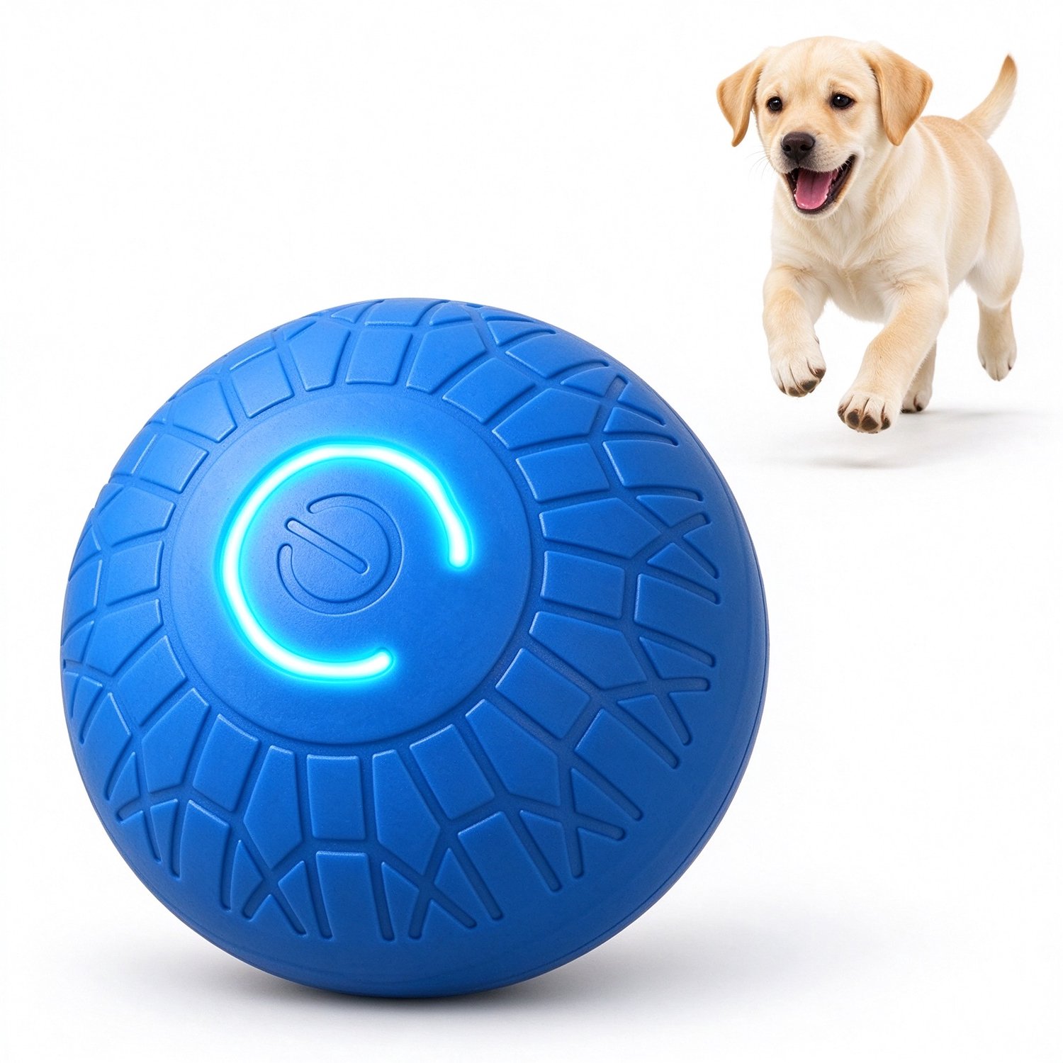 Lifhelpe interactieve automatisch bewegende hondenbal, leuk speelgoed voor puppy's en kleine honden, stimuleert activiteit
